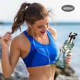 thumbnail image 5 of Yayeee 20oz Insulated Water Bottle Double Wall Stainless Steel with Flip Straw Lid, Retro Tree, 5 of 7