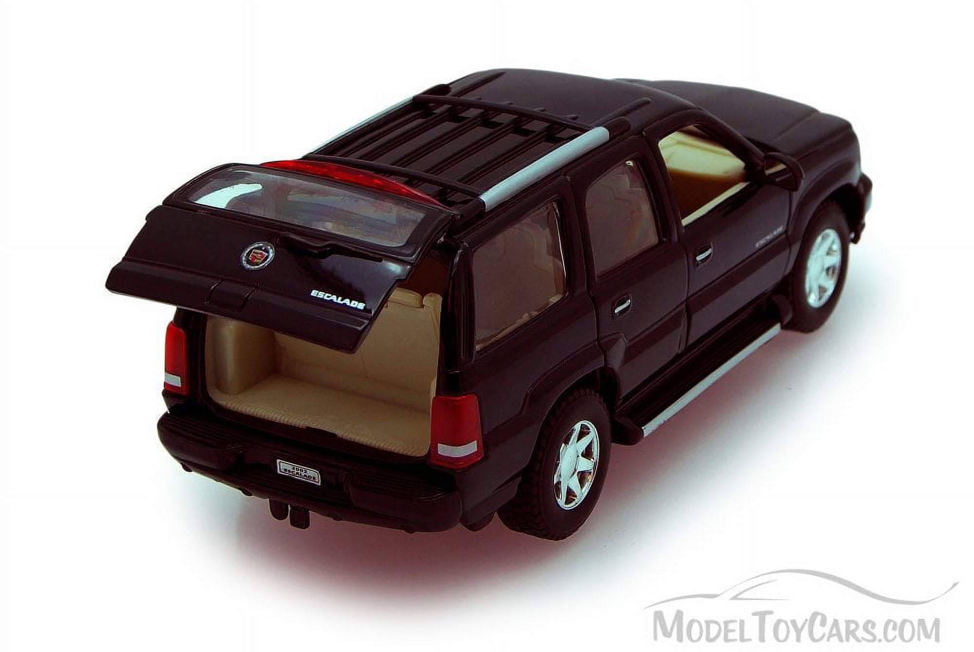 2002 Cadillac Escalade SUV, Black - Welly 22412 - 1/24 scale