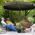 thumbnail image 2 of Outsunny 8.5 ft Outdoor Patio Umbrella with Tilt and Crank for Deck Garden, 2 of 10