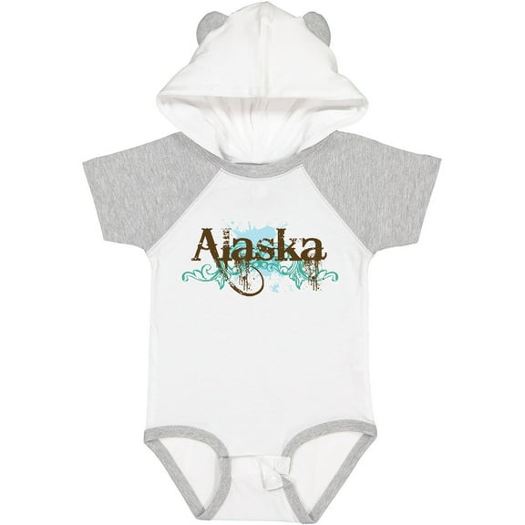 Inktastic Alaska Grunge Boys or Girls Baby Bodysuit