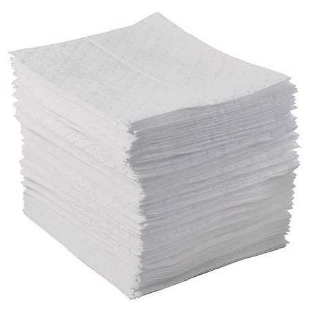 BRADY SPC ABSORBENTS BPO100 Absorbent Pad, Absorbs 20.5 gal. OilBased