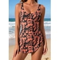 thumbnail image 4 of ZANKLEY One Piece Swimdress Swimsuits for Women Tummy Control Swim Dresses Skirt Bathing Suit, 4 of 10