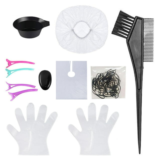 Kit de Coloration des Cheveux Mode DIY Outil de Teinture des Cheveux