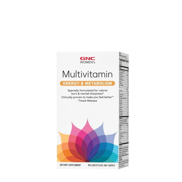 GNC Women's Ultra Mega Energy & Metabolism Multivitamin, 90 Caplets