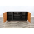 thumbnail image 2 of Pemberly Row Industrial Modern TV Stand with Reclaimed Wood Doors Media Cabinet, 2 of 6
