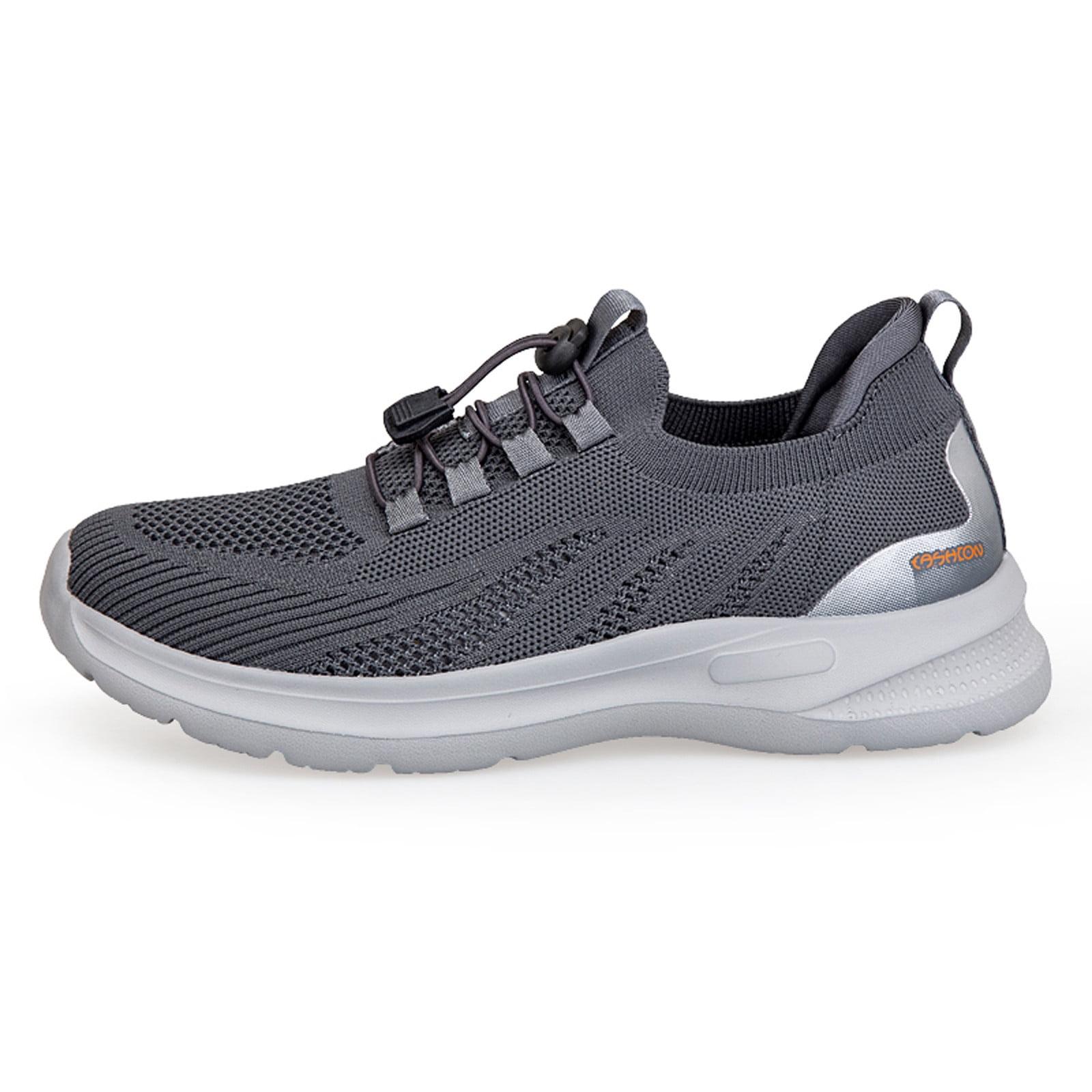 TOWED22 Men s Running Shoes Non Slip Shoes Breathable Lightweight Fashion Sneakers Slip Resistant Athletic Sports Walking Gym Work Shoes Dark Gray 9 Walmart