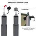thumbnail image 4 of Yescom Telescoping Tarp Tent Poles Set Adjustable Portable Aluminum Camping Rods, 2 Pack, 4 of 10