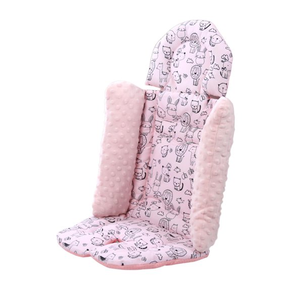 Cojín para bebé, portabebés, transpirable, acolchado universal para trona. Rosa
