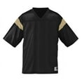 thumbnail image 2 of Augusta 253A Adult Pep Rally Replica Jersey - Black & Vegas Gold, 3X, 2 of 2