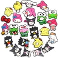 thumbnail image 3 of 2023 Nueva linda caricatura Hello Kitty Perro de orejas grandes Melody Sanrio Exportación transfronteriza Hebilla de zapato especial Flor de zapato, 3 of 5