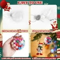 thumbnail image 3 of 12 Pcs Clear Fillable Ornament Balls,3.15 in Flat Discs Christmas Ornaments,Hanging Christmas Balls with Rope and Removable Metal Cap for Christmas Tree DIY Craft Projects Wedding Party Decorations, 3 of 7