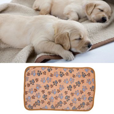 3 Pcs Couverture pour Animaux, Couvertures pour Chiens et Chats Lavables Super Douces Imprimé Patte de Chien Couverture en Polaire Corail Couverture pour Chiots
