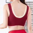thumbnail image 4 of Hessimy Women's Front Close Shaping Wirefree Bras, Plus Size Comfort Seamless Bralettes Full-Coverage Wireless Push Up Bra Breathable(RD1,36), 4 of 5