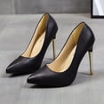 thumbnail image 1 of Zapatos de charol de color sólido a la moda para mujer, zapatos de tacón alto con punta estrecha Wmkox8yii hfjk597, 1 of 9