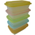 thumbnail image 2 of Table To Go 240-Pack Bento Lunch Boxes with Lids (1 Compartment/ 34 oz) (Multicolor Lids), 2 of 2