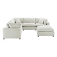 thumbnail image 2 of Comfort Pointe Casella Modular 6-Piece Sectional in Ivory Performance Fabric, 2 of 19