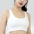 thumbnail image 2 of IROINNID Plus Size Sports Bras for Women Push Up Bra Sports Underwear Fitness Yoga Quick-drying Shockproof Vest Running Sports Bra,White, 2 of 3
