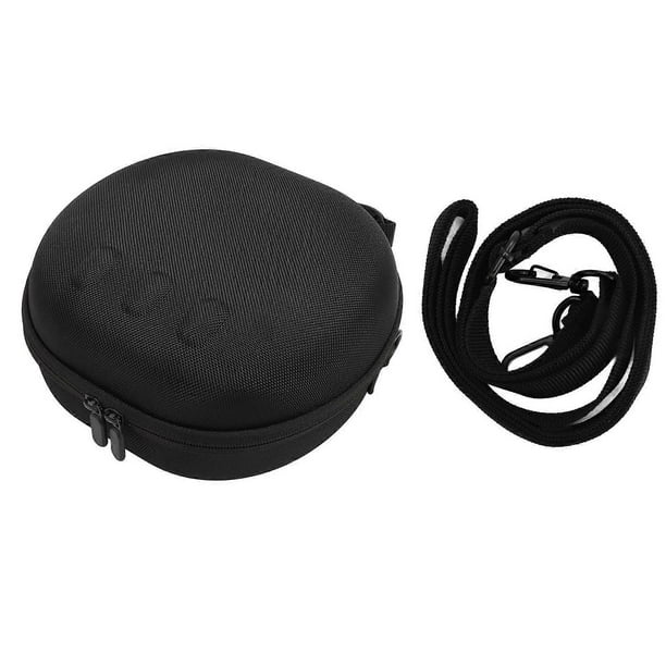 VR Glasses Carrying Case, Hard Shell Shockproof Double Zipper Large Capacity with Shoulder Strap VR Glasses Storage Bag for Meta Quest 3, Black