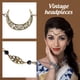 thumbnail image 3 of 2 piezas de cadenas para la cabeza bohemias con colgante de luna hueca, tocados decorativos de cristal, accesorios para el cabello para mujeres y niñas., 3 of 5