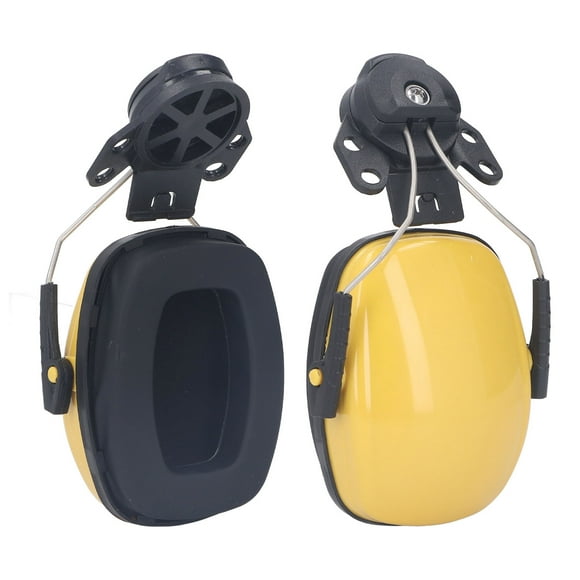Helmet Ear Muff, 1 Pair Sound Insulation Lightweight Hard Hat Earmuff Great Protecting for Home
