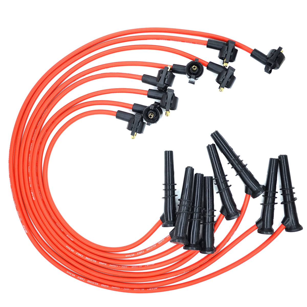 Performance Master FD487 Ignition Coils Spark Plugs & Wires Kit for Ford F-150 Expedition 4.6L + Free Anti-Seize