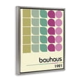 thumbnail image 3 of Stupell Industries Bauhaus Midcentury Modern Gray Framed Floater Canvas Wall Art design by Annabelle Hall, 21 x 17, 3 of 9