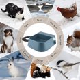 thumbnail image 6 of NAMSAN Pet Heated Water Bowl with Float Valve Auto-Fill Thermal-Bowl for Dogs, Cats, Chicken, 6 of 6