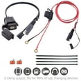 thumbnail image 5 of 1x Motorcycle USB Charger SAE to USB Cable Adapter  For Phone GPS Tablets, 5 of 14
