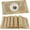 Gold, variant on XIMEI Placemats Set of 6, Table Place Mats for Kitchen Dining, Heat-Resistant Anti-Skid Stain Washable PVC Table Mats, Easy Clean Woven Vinyl Dinner Mats, Gold