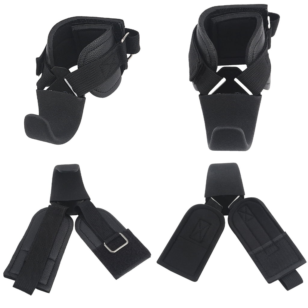 Oasiva Weight Lifting Hook Grip with Wrist Wrap Hand-Bar Wrist Strap Gym Fitness Hook
