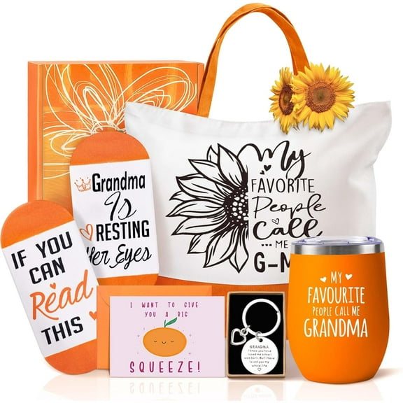 Grandma Gifts, Mothers Day Gifts for Grandma Nana GiGi, Great Valentines Christmas Gift for Grandmother from Granddaughter Grandson Grandchildren