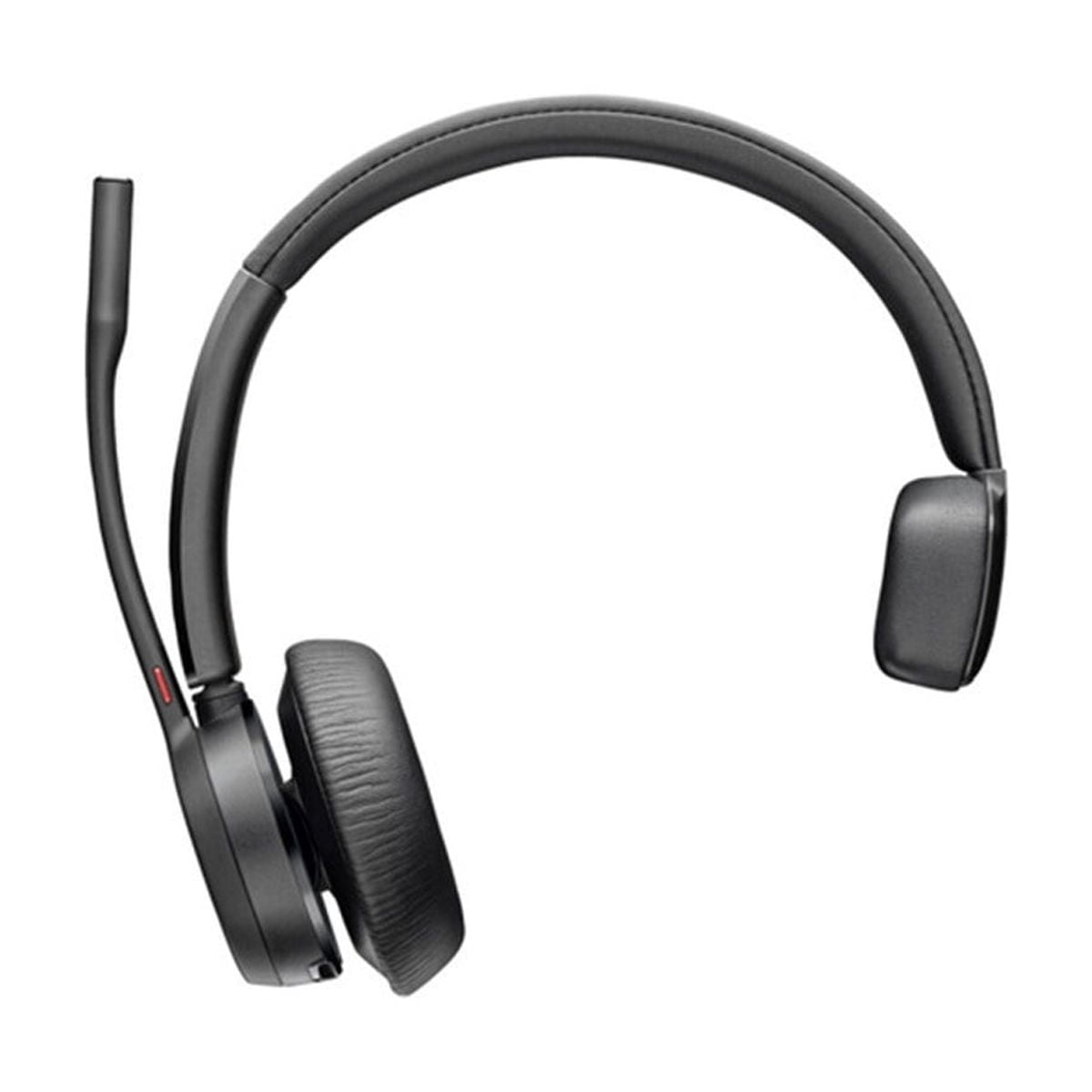 HP Poly Voyager 4310 UC Wireless Monoaural Headset with Charging Stand and USB-A Adapter, Zoom Certified