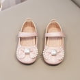 thumbnail image 5 of Staki Shoes for Girls Mary Jane Flats for Toddler Girls Little Kids Glittery Dress Princess Wedding Ballet Shoes(Pink,11.5 Little Kid), 5 of 9