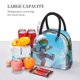 thumbnail image 5 of Balery Astronaut Tropical Dolphin Bolsa de Almuerzo para Mujeres, Caja de Almuerzo, Bolsa de Almuerzo Pequeña Impermeable, Tote de Almuerzo Reutilizable con Gran Capacidad, 5 of 6
