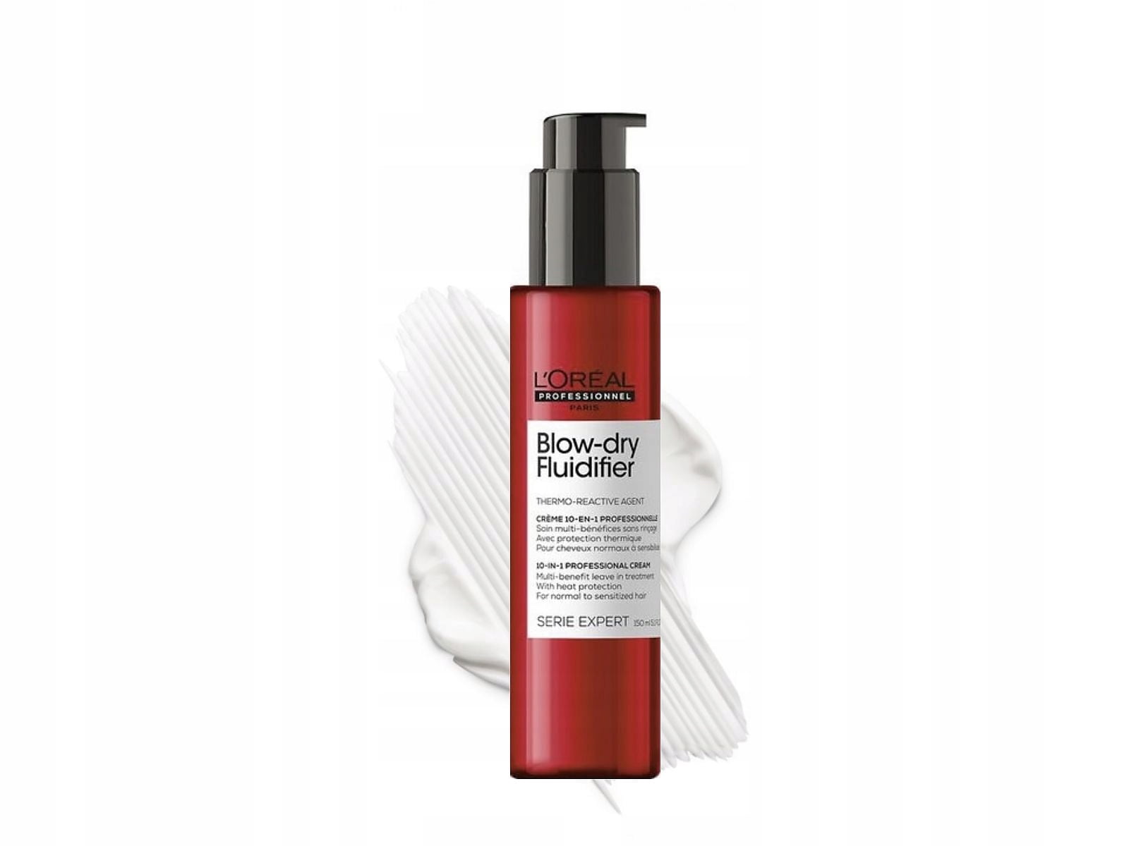 L’Oreal Serie Expert Blow-Dry Fluidifier | Multi Benefit Leave-in Treatment, 5.1 fl.oz.