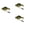 C, variante sur 3 Pcs Appât à Rotation Flash Leurre Souple, Swimbaits Queue à Pagaies Leurres de Pêche, Appât Souple Pré-Monté avec Lames Pivotantes et Yeux 3d, Hameçon Caché Sans Herbes pour Achigan Truite, Équipement d'Eau Douce Eau Salée, A