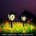 thumbnail image 2 of 6 Pack Color Changing Solar Lights Outdoor Garden Decor,Auto ON/Off Solar Pathway Lights Outdoor Waterproof, Warm-Light, 2 of 5
