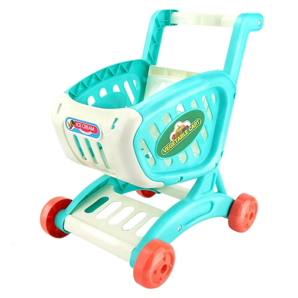 1Pc Kids Mini Supermarché Chariot Jouet Enfants Simulation Panier