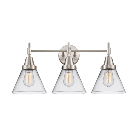 Innovations 447-3W-SN-G42-LED Caden 3 Light 26 inch Bath Vanity Light, Satin Nickel