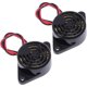 thumbnail image 1 of 4 PCS Buzzer Alarm Electronic Beep Buzzer DC 3V 12V 24V Active Piezo Buzzer 100dB Tone Alarm Ringer Continous Sound, 1 of 5
