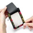 thumbnail image 7 of Square PU Leather 2 Pack Travel Tag - Bag Tag - Suitcase Tag with Privacy Cover and Stainless Steel Ring - Suitable for Travel, Backpack, and Handbag Cactus, 7 of 7