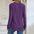 thumbnail image 3 of yillto Plus Size Sweaters for Women's Long Sleeve Ribbed Blouse Lightweight Knit Fall Sweater Tops S-5XL, 3 of 6