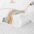 thumbnail image 5 of Erosebridal Animal Capybara Duck Bed Spread Queen for Boys Girls,Cartoon Rainbow Queen Coverlet Set, 5 of 7