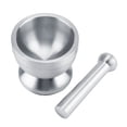 thumbnail image 3 of Stainless Steel Mortar Pestle Grinder with Lid for Kitchen Tools, 3 of 8