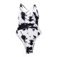 thumbnail image 4 of Mujeres impresión vendaje Sexy una pieza Bikini Push-Up Pad traje de baño ropa de playa Fridja  nalpqowj54431, 4 of 7