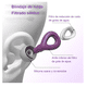 thumbnail image 3 of Tapones Dormir Para Oídos Con Reducción De Ruido 35db Lab.G, Purpura, 3 of 4
