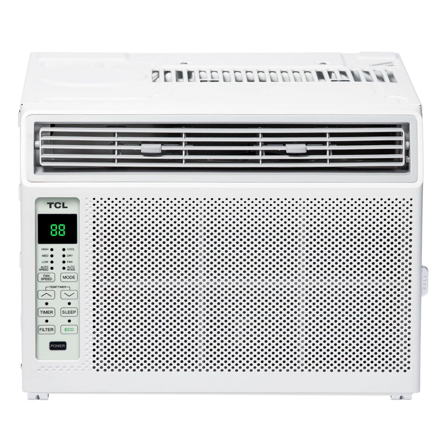 Climatiseur de fenêtre TCL 6 000 BTU, ventilateur et déshumidificateur, 250 pi², télécommande, facile à utiliser, filtre réutilisable