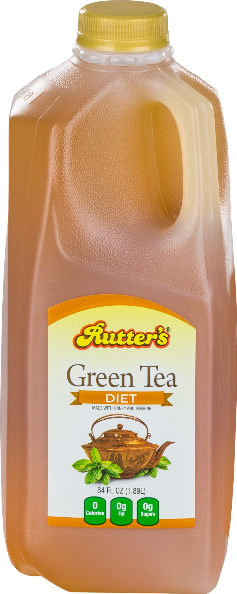 Rutter's Diet Green Tea, Half Gallon