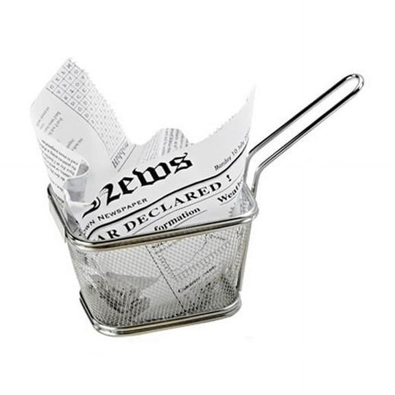 Small Round Stainless Steel Fryer Basket