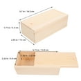 thumbnail image 2 of unbranded 2pcs Wooden Tool Box DIY Potential Storage For Small Tools Beige, 2 of 7